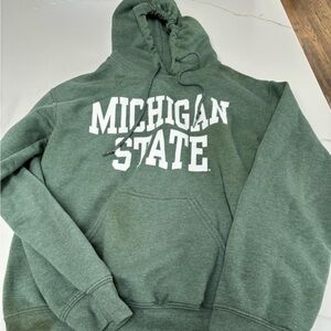 Gilden Michigan State size small hooded sweatshirt